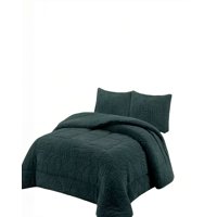 Genérico - Cubrecama Con Relieve En Forma De Hojas 2 Plazas Color Verde