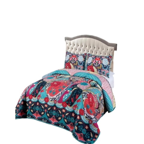 Todo Para El Hogar - Cubrecama Ligero De Verano Con Pompones - Elegantes King / Super King