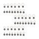 thumbnail image 1 of 42 piezas de silicona y cerámica Guías de ca?as de pescar Kit de reparación Punta de varilla Anillos de ojo, 1 of 5