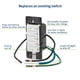 thumbnail image 3 of Interruptor temporizador de cuenta regresiva Leviton DT160-1LW para ventilador de baño, 3 of 9