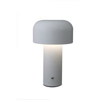 Vgo - Lampara De Mesa Blanco Recargable Con Sensor 21 Cm