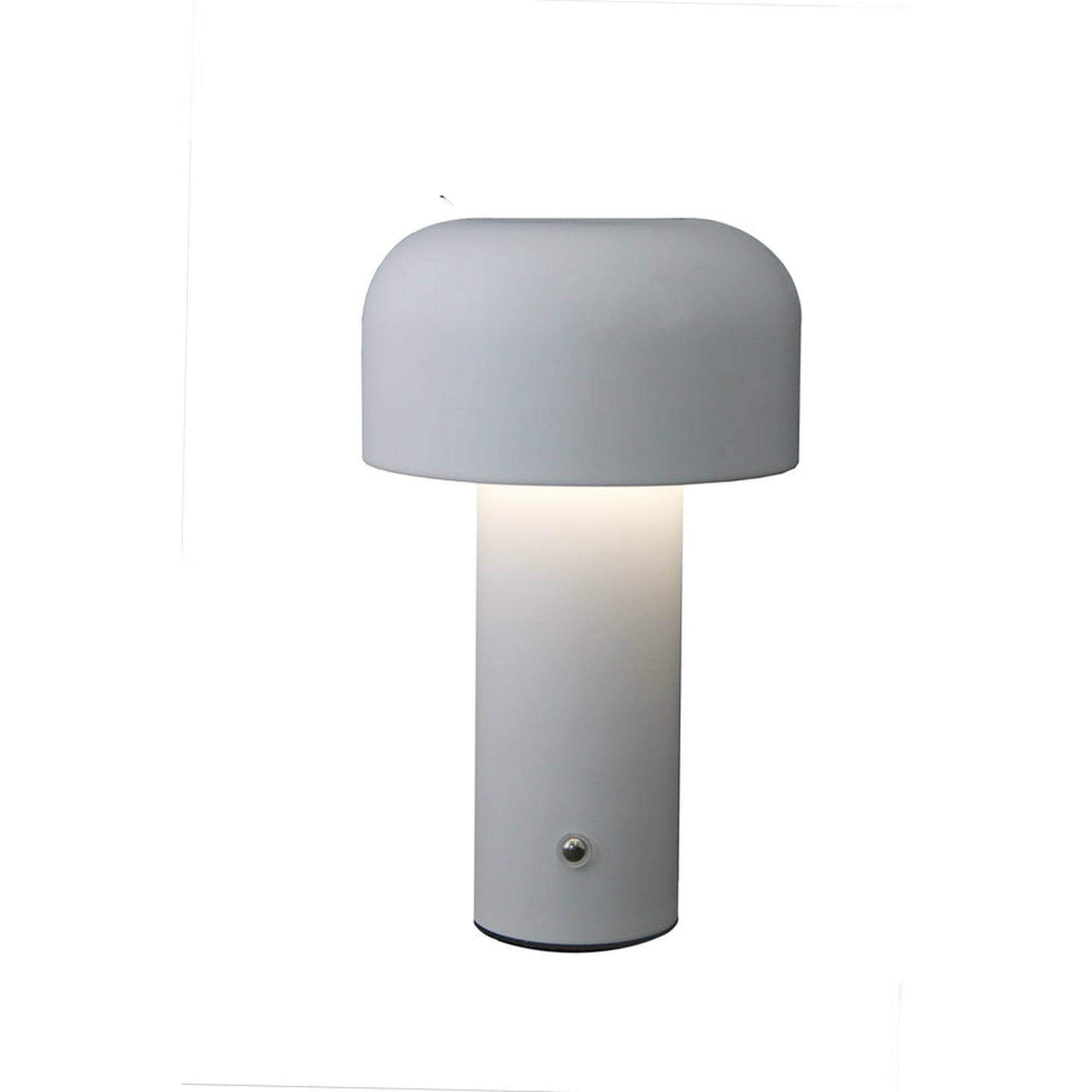 Vgo - Lampara De Mesa Blanco Recargable Con Sensor 21 Cm