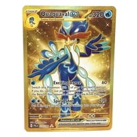 Carta Pokémon Quaquaval Ex 273/193 Paldea Evolved Gold Secret Rare