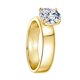 thumbnail image 3 of Anillos Solitario de Moissanita de 2 Quilates para Mujer Color D VVS1 Anillo de Compromiso de Oro Bandas de Boda Anillos de Promesa de Aniversario de Plata Esterlina 925 para Ella Talla 5-10, 3 of 7