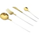 thumbnail image 2 of XmhyTop Juego de Cubiertos de Cocina de 24 Piezas, Inoxidable, Color Oro blanco, Ideal para Hogares y Eventos, 2 of 5