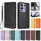 thumbnail image 3 of Funda Volteable tipo Billetera con Correa para Infinix Note 50X 5G, Negro, 3 of 6