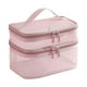 thumbnail image 3 of Bolsa De Cosméticos De Maquillaje Transparente Visible Para Artículos De Tocador Champú Joyería Rosa, 3 of 5