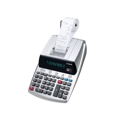 Calculadora De Impresión Canon Mp25Dv-3 De Escritorio Con Conversión De Divisas