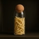 thumbnail image 3 of Botella Frasco Contenedor 1200mL Vidrio 20cm Con Tapa Corcho, 3 of 3