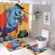 thumbnail image 1 of Perro ayudante-theme 4-Piece Shower Curtain Set with Rugs, Waterproof Bathroom Decor Set Includes Bath Mat, U-Shaped Rug, Toilet Lid Cover and Curtain with Hooks, 1 of 6
