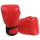 thumbnail image 3 of Guantes de boxeo para niños y adultos, guantes de entrenamiento de boxeo para niños y jóvenes profesionales, guantes de material cuero PU transpirables de Rojo Adulto, 3 of 5