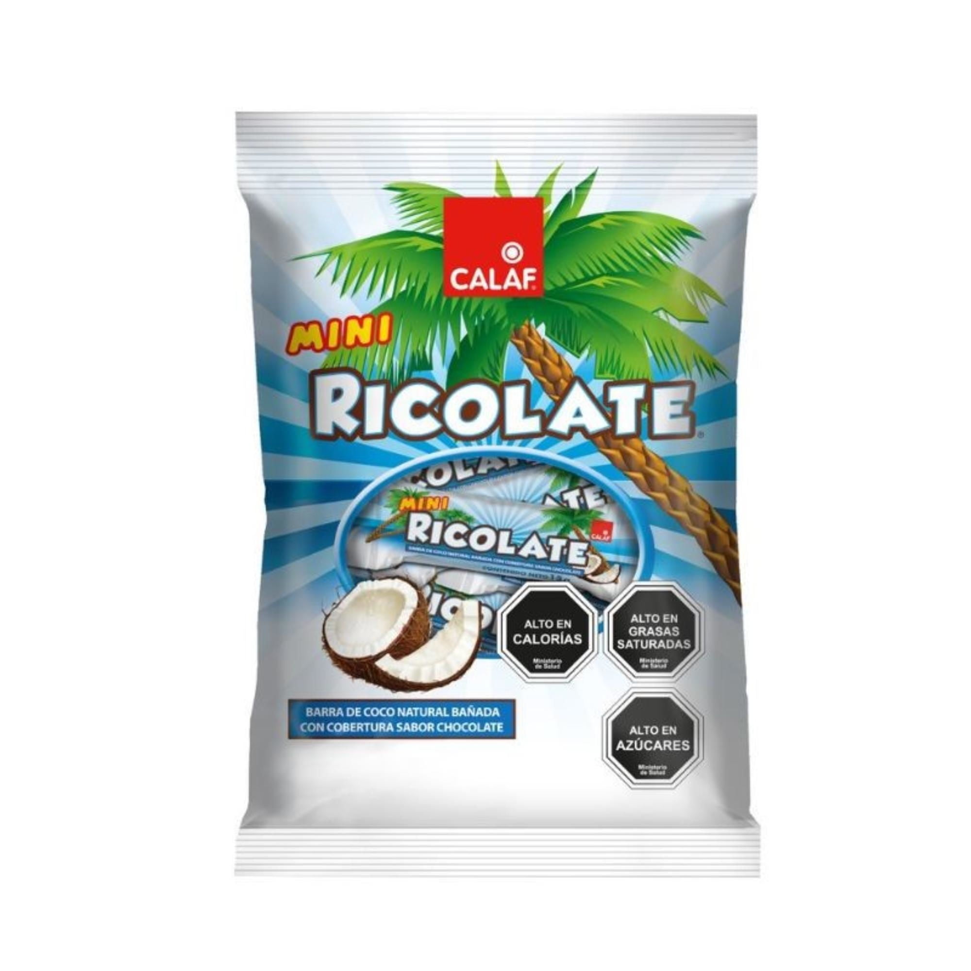 Chocolate Barra Coco Mini Ricolate Bolsa 91 g Calaf