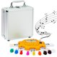 thumbnail image 1 of Juego de dominó Mexican Train Yinlo Double 12 con funda y trenes, 1 of 9