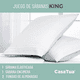 thumbnail image 2 of Sabana 1800 hotel ultra suave funda bordada king color blanco, 2 of 3