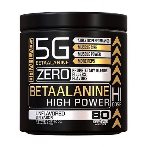 Briahlabs - Beta Alanina Sin Sabor 400Gr 80Sv -