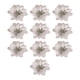 thumbnail image 3 of 10 Uds Flores Artificiales Decoración DIY Guirnaldas De Guirnaldas Brillo Flores De Navidad Plata, 3 of 3