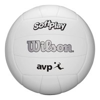 Wilson - Balón Volleyball Soft Play Avp Tamaño 5 Blanco