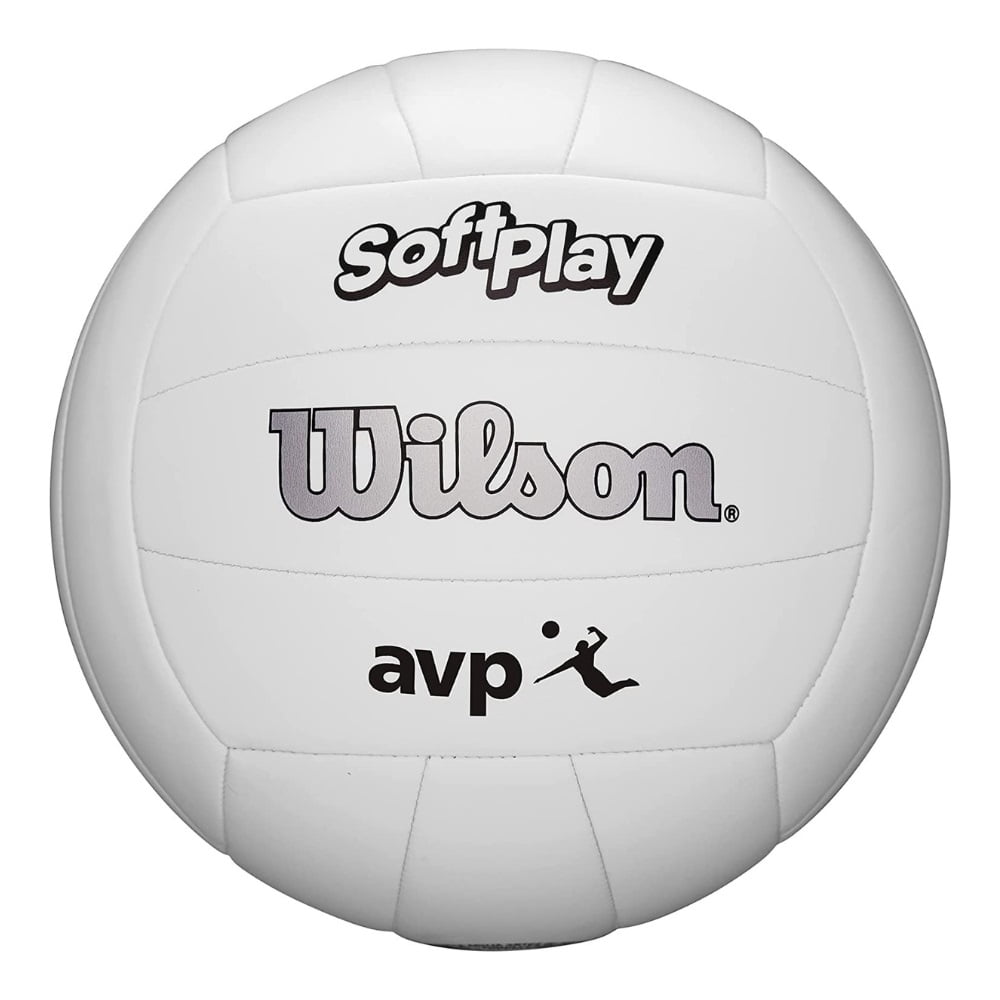 Wilson - Balón Volleyball Soft Play Avp Tamaño 5 Blanco