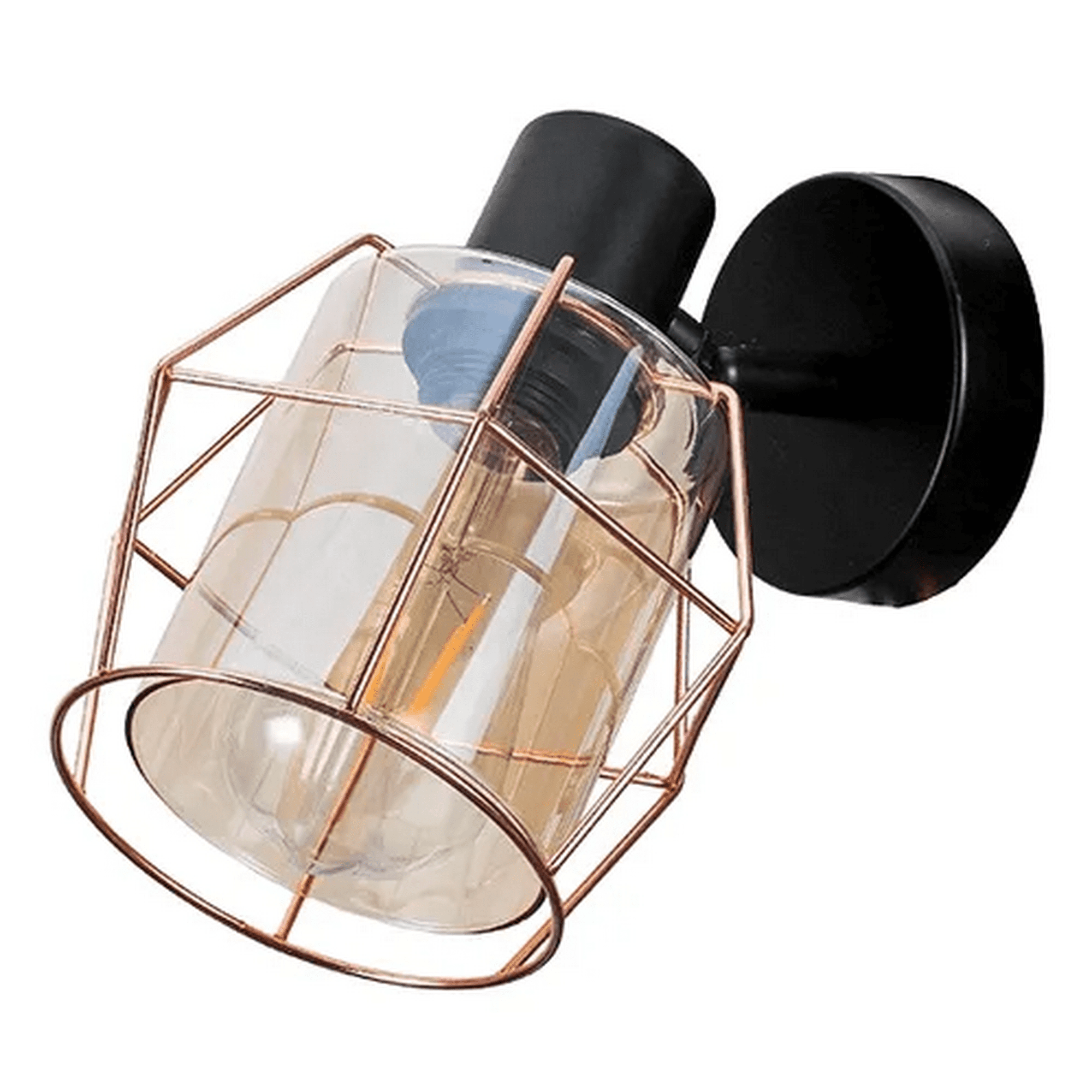 Want - Aplique Porta Ampolleta E27*1 Bronce