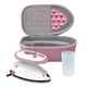 thumbnail image 1 of Miniplancha de vapor The Quilted Bear Premium, ligera, rosa, 1 of 8