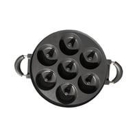 Magideal - Donut Baking Pan Mini Fabricante De Donas Pan De Huevo Freing Pan Anti -Calcio Rápido Y Fácil Mini Waffle Maker 7 Hoyos Para Bocadillos Para Fiestas D