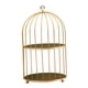 thumbnail image 2 of Bird Cage Desktop Perfume Organizador Titular Mostrador Maquillaje Rack 2-Tiers, 2 of 5