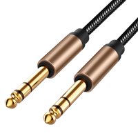 Bothyi - Cable De Instrumento De Audio Estéreo De 6,35 Mm Para Micrófono Mezclador De Guitarra Eléctrica