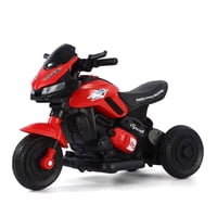 Mundo Online - Moto Eléctrica Infantil 3 Ruedas Con Luz Y Sonido Hk5 6V Roja