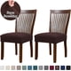 thumbnail image 2 of fundas elásticas de licra para asiento de silla de comedor, fundas de cojín para sillas de cocina, extraíbles y lavables. $Fundas para sillas de comedor., 2 of 8