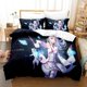 thumbnail image 1 of Anime Re Zero Rem Ram Emilia Bedding Set Duvetcover Bed Set Quilt Cover Pillowcase Comforter Boys Adult Bed Sheets, 1 of 5