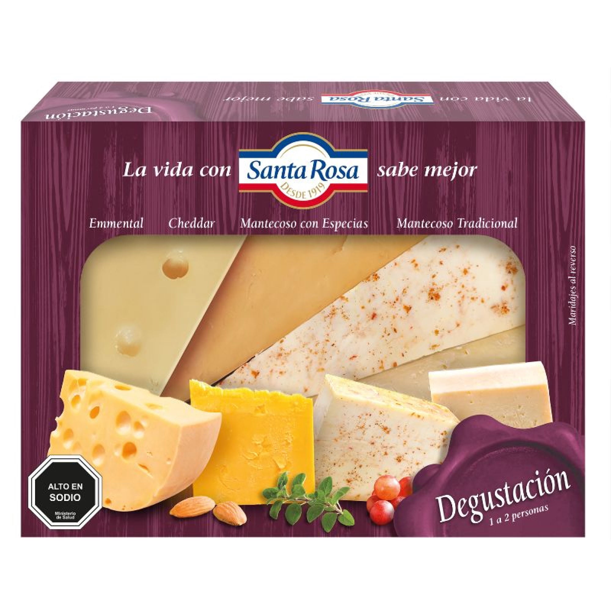 Tabla Degustación Trozo 200 g Santa Rosa