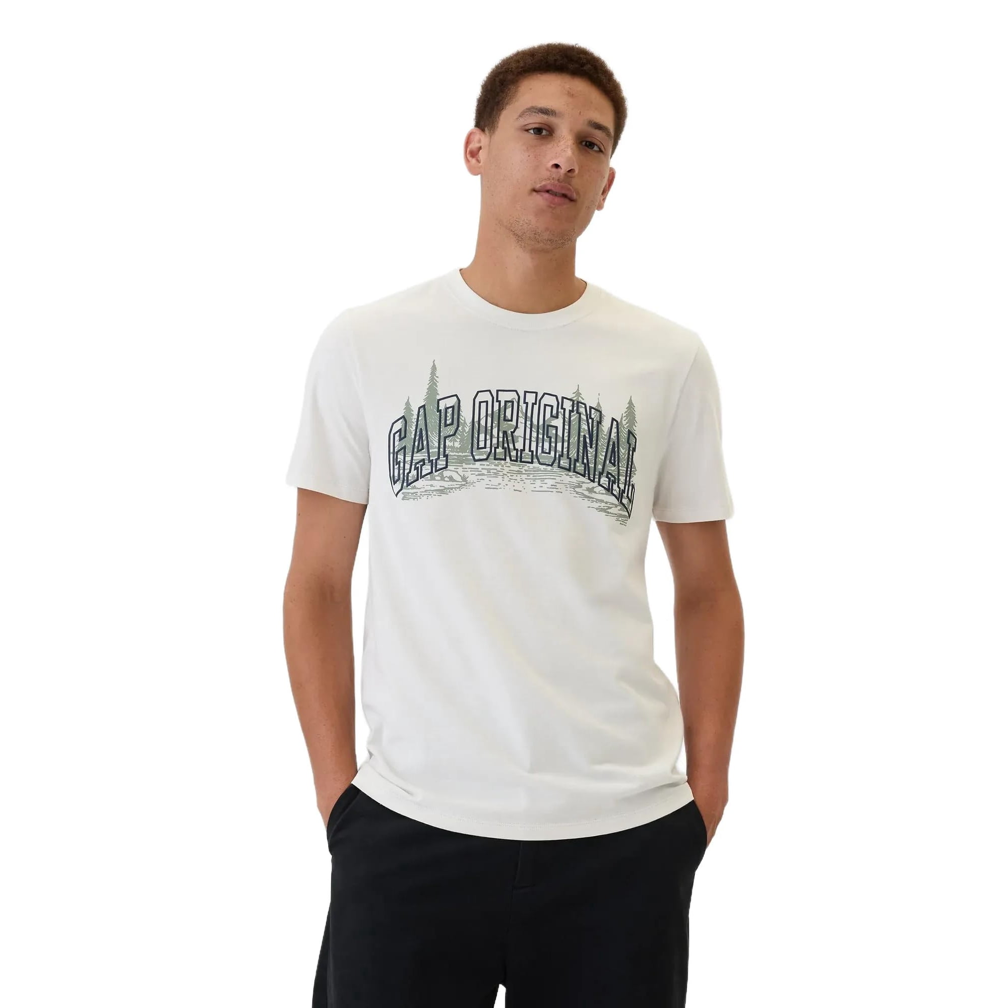 Camiseta Gap Carls Stone Para Hombre Talla S