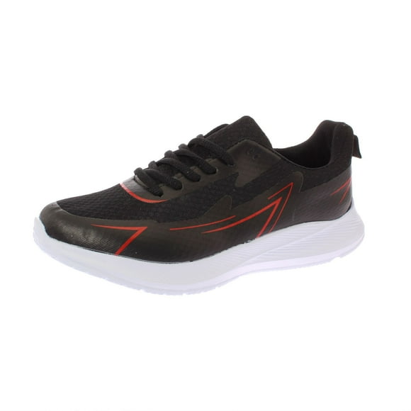 Zapatilla Negro/Rojo Vía Franca