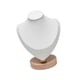 thumbnail image 2 of Busto De Exhibición De Collar Estable Liso Para Tocador Tienda Minorista Sala De Exposición S Blanco, 2 of 3