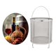 thumbnail image 3 of 2x Cerveza Vino Casa Casa Cerveza Filtro Cesta Colador De Acero Inoxidable Barware, 3 of 5
