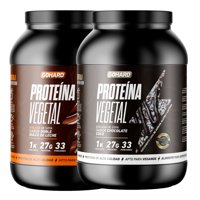Gohard - Pack Proteinas Vegetales 2Kg Total 66Sv Dulce De Leche - Chocolate Coco