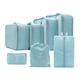 thumbnail image 4 of 7 Piezas Cubos De Embalaje Portátiles Organizadores De Viaje Para Cosméticos De Viaje Zapatos Azul Claro, 4 of 5