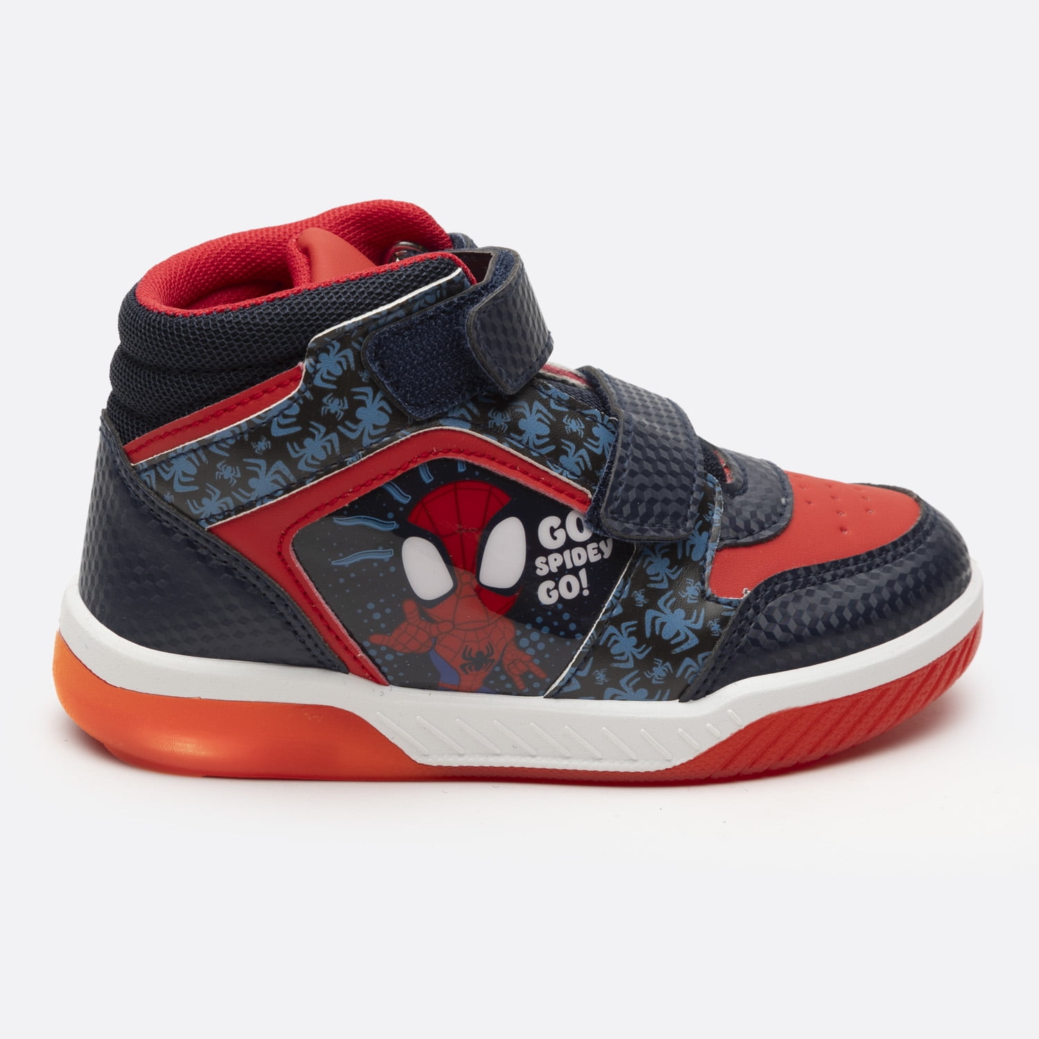 Zapatilla Con Luces Niño Spidey Azul Marvel