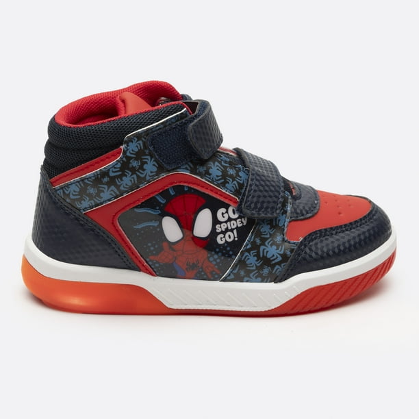 Zapatillas Con Luces Niño Spidey Azul Marvel