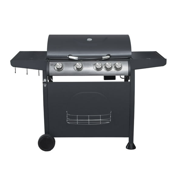 Parrilla 4 Quemadores + Quemador Lateral