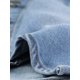 thumbnail image 5 of Agnes Orinda Chalecos de Mezclilla para Mujer de Talla Grande, Chaleco de Jean con Botones, Chaqueta Sin Mangas Casual 6X Azul Claro, 5 of 6