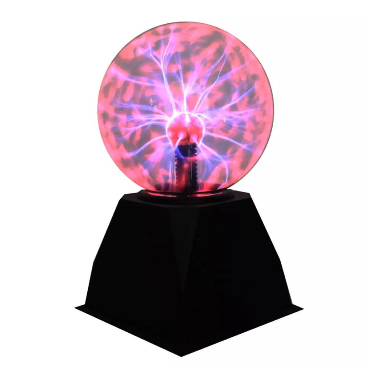 Clickdescuento - Lampara De Plasma Bola De Cristal Grande Usb Negro
