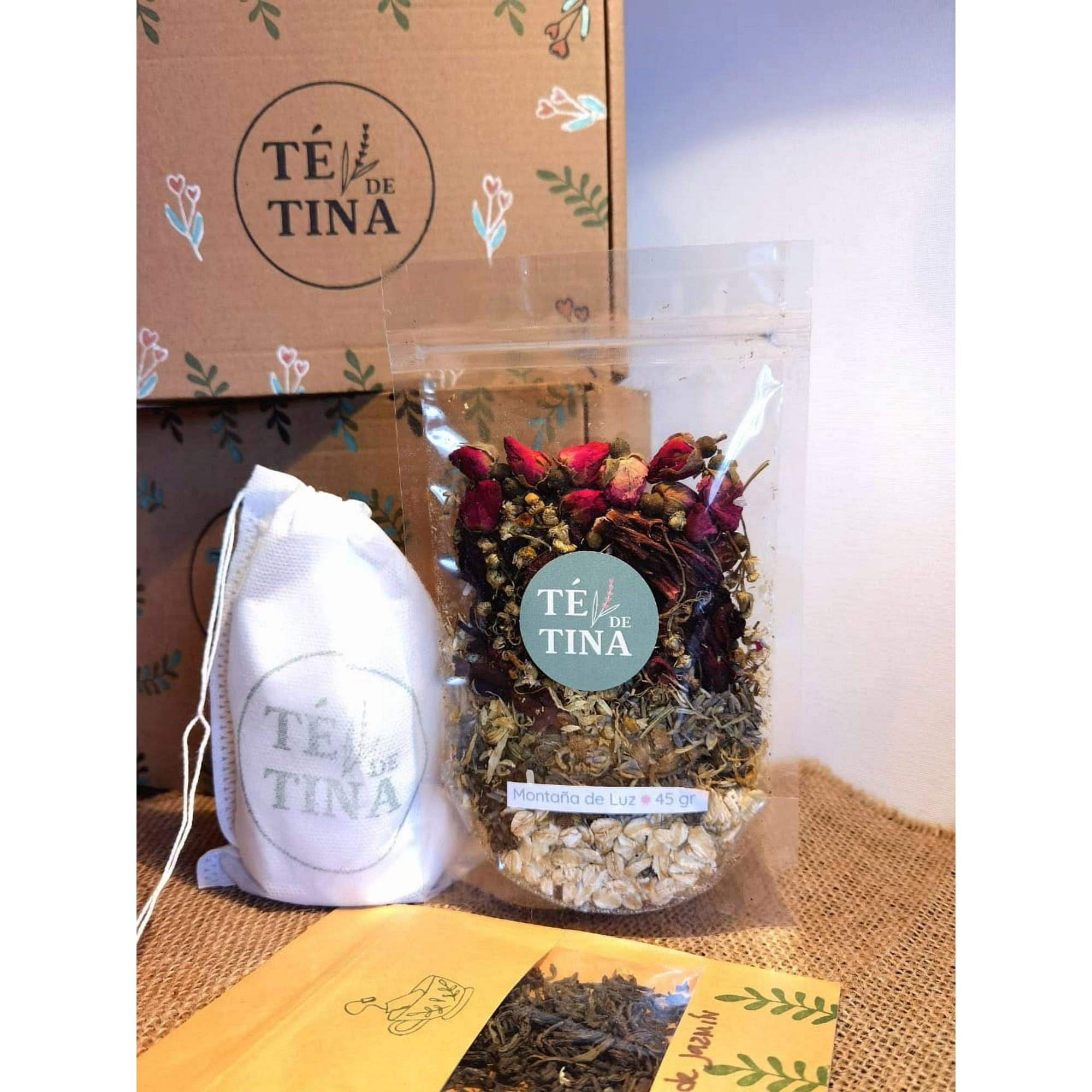 Té De Tina - Bomba De Baño Natural Montaña De Luz 45 Gr