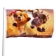 thumbnail image 1 of Gracie Y Pedro Bandera Impresa Con Temática Regalo Perfecto Para Fanáticos Amigos Y Familiares Y Adecuada Para Actividades Al Aire Libre E Interiores Decoraciones De Fiesta 60*90cm, 1 of 6