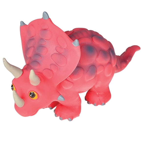 Dinosaurio Triceratops Juguete de Goma Blando