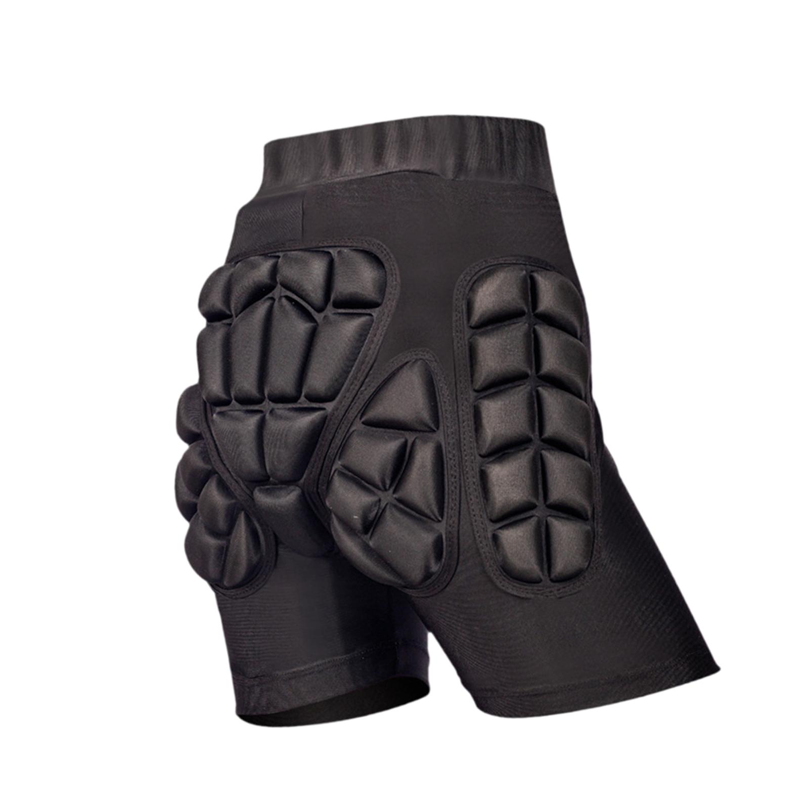 Magideal - Pantalones Cortos Acolchados Con Protección 3D, Protector De Coxis, Ropa Deportiva, Protección Contra Choques, Para Patinaje En Línea, Snowboard Y Cic S
