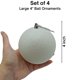 thumbnail image 4 of Adornos navideños 4E's Novelty Snowball, 10 cm, iridiscentes, paquete de 4, 4 of 7