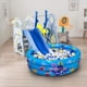 thumbnail image 4 of Piscina infantil Big Summer, 3 anillos inflables de PVC azul, 122 x 30 cm, 4 of 8