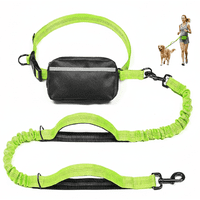 Genérica - Correa Manos Libres Perros Larga Resistente Cinturon Mascota Paseo Canino Anti Tirones Antienredos