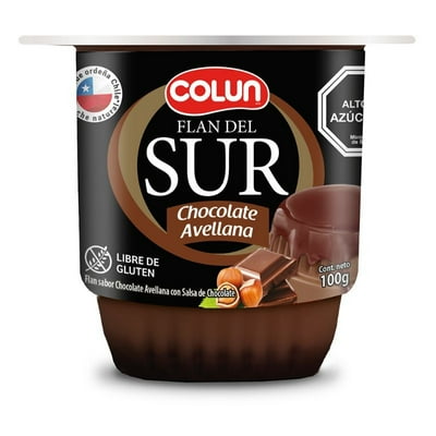 Flan Del Sur Colun Chocolate Avellana